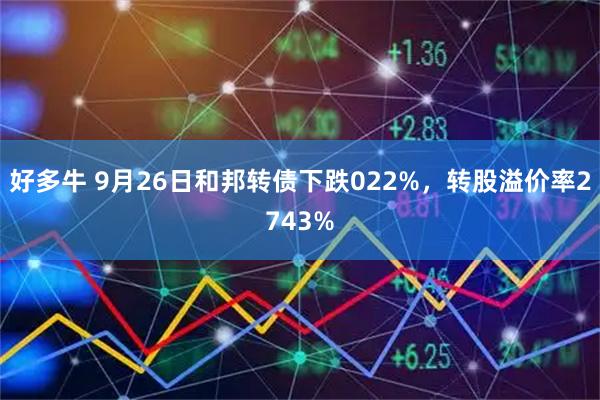 好多牛 9月26日和邦转债下跌022%，转股溢价率2743%