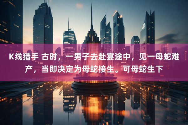 K线猎手 古时，一男子去赴宴途中，见一母蛇难产，当即决定为母蛇接生。可母蛇生下